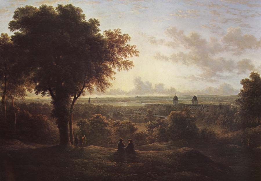John glover View of London from Greenwich